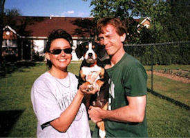 Happy puppy owners from Ashland Ohio